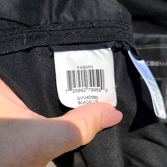 BCBGMaxAzria black faux suede moto vest - Picture 9 of 10